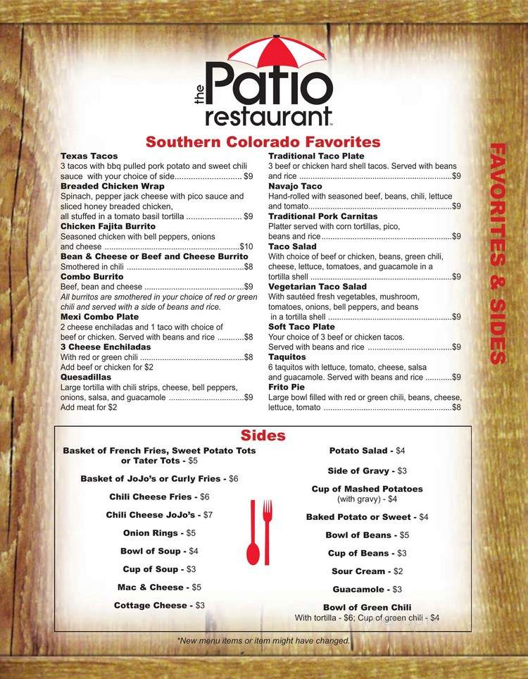 Patio Restaurant - Ignacio, CO