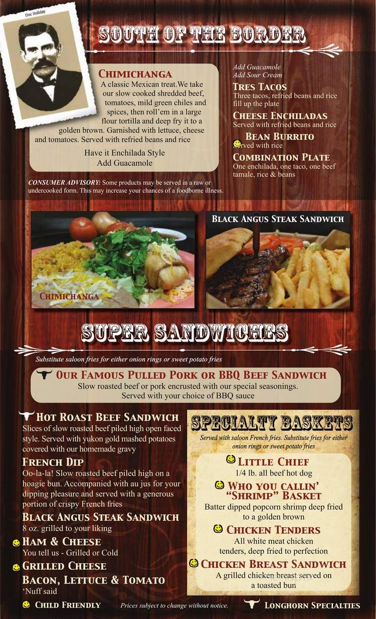 Longhorn Restaurant - Tombstone, AZ
