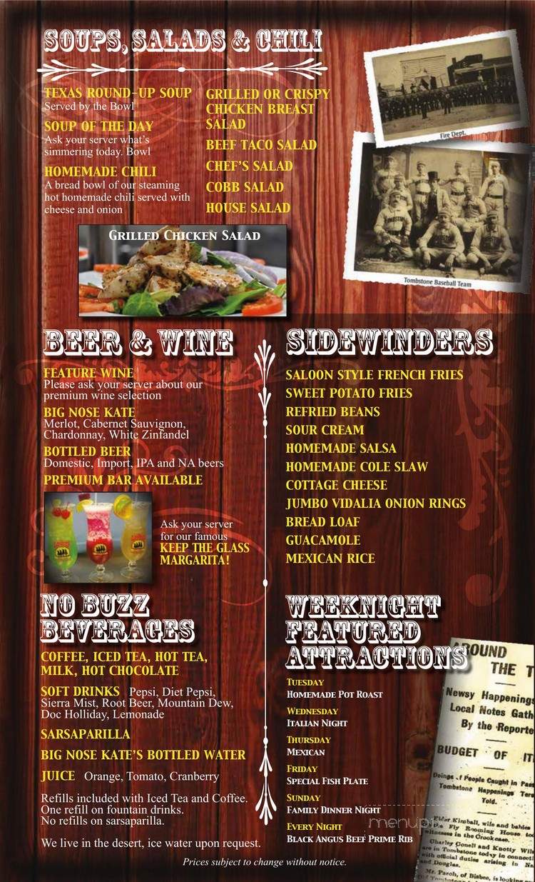 Longhorn Restaurant - Tombstone, AZ