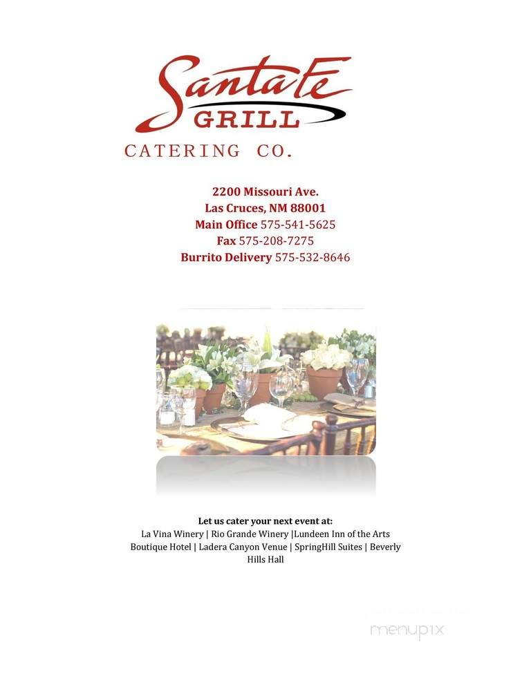 Santa FE Grill & Catering - Las Cruces, NM