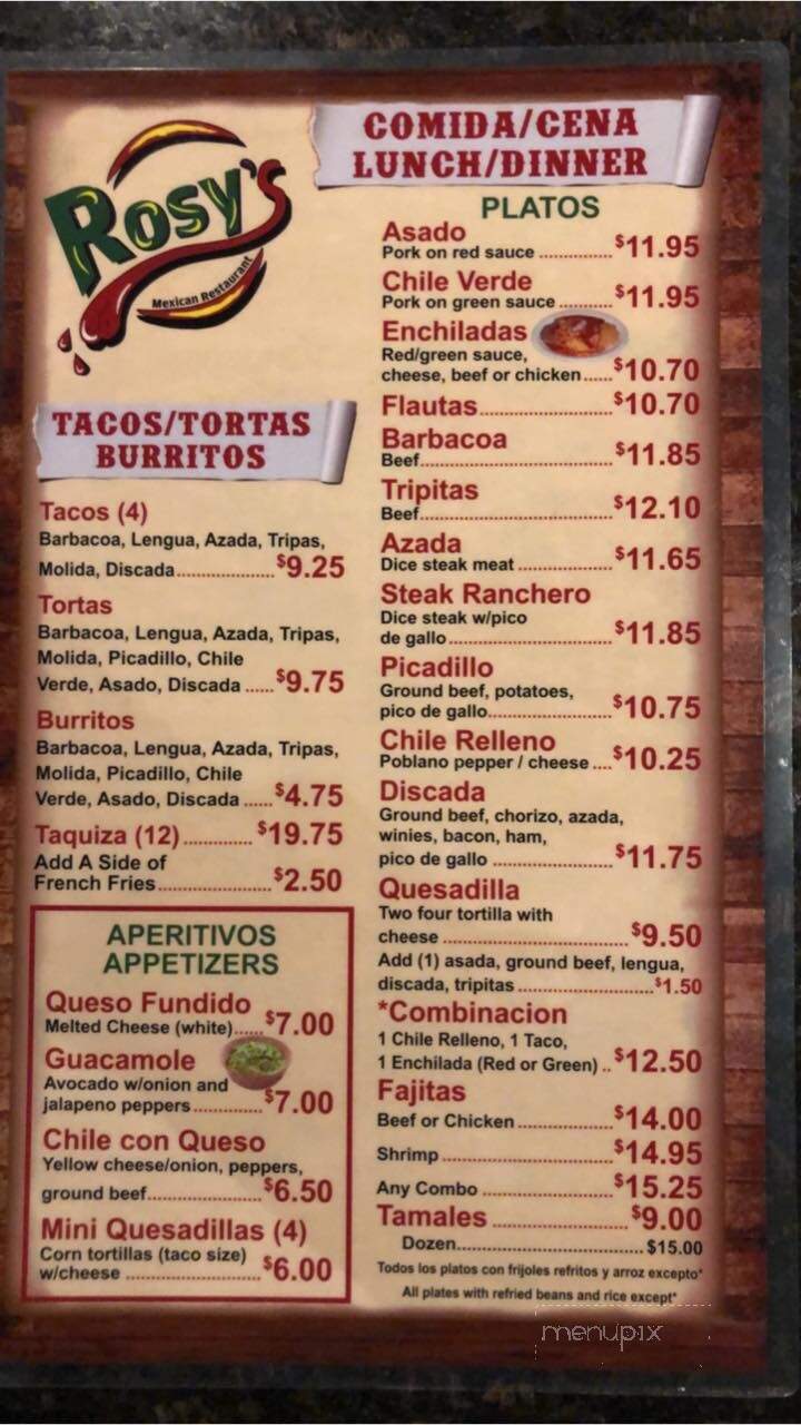 Rosy's Mexican Restaurant - Carlsbad, NM