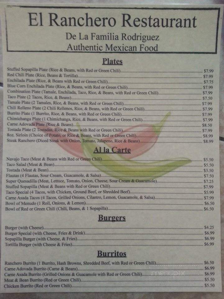 El Ranchero Cafe - Milan, NM