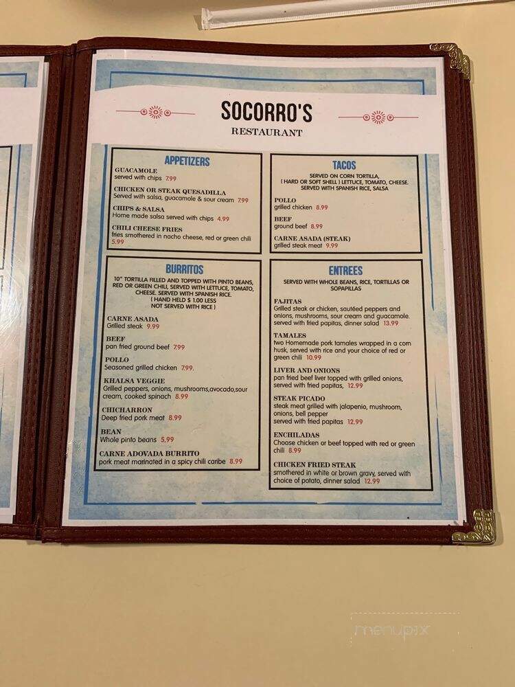 Socorro's Restaurant - Hernandez, NM