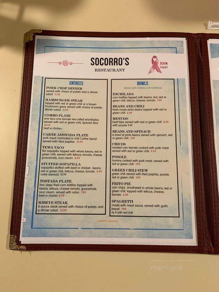 Socorro's Restaurant - Hernandez, NM