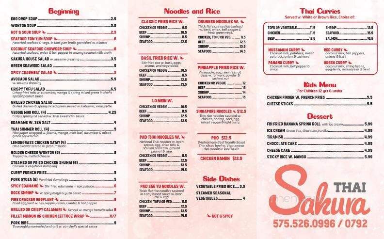 Sakura Steak House - Las Cruces, NM