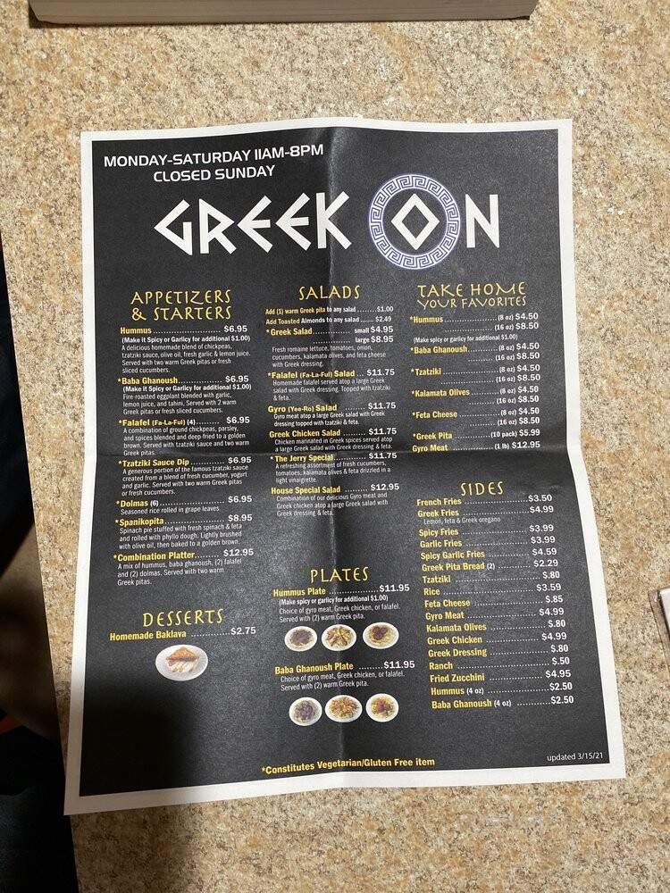 Greek On - Prescott, AZ