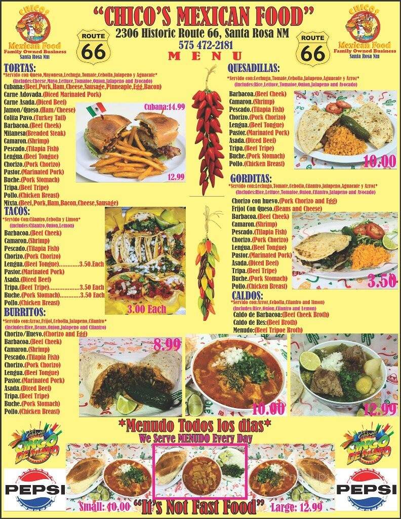 Chico's Tortas y Pinas Lokas - Santa Rosa, NM