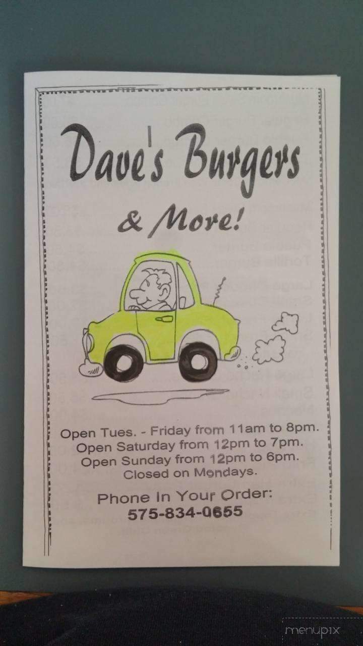 Dave's Burgers - Jemez Pueblo, NM